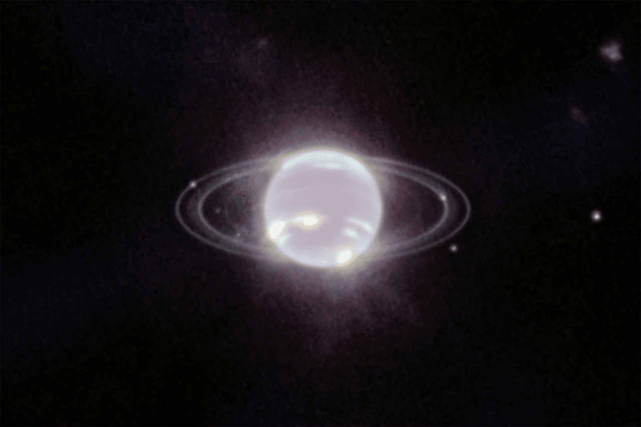 El telescopio espacial James Webb captura las imágenes más nítidas de Neptuno y sus anillos