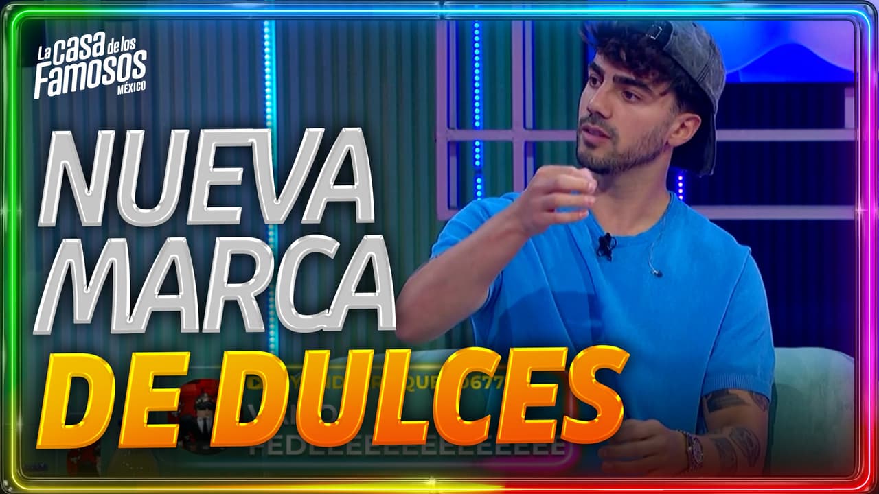 Fede Vigevani lanza en EXCLUSIVA su NUEVA MARCA DE DULCES en La Casa de los Famosos México