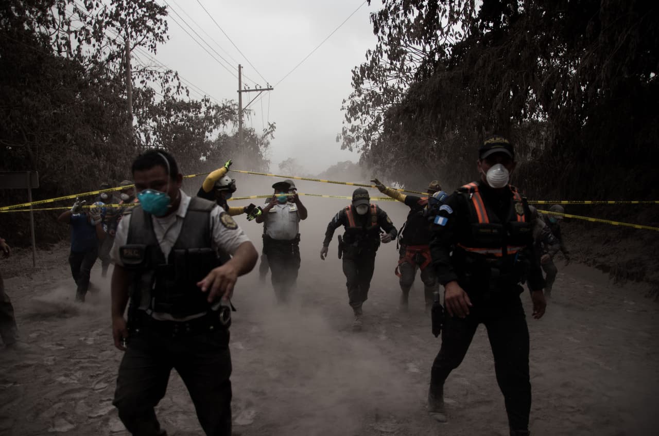 Teams of emergency workers, fireman and soldiers joined the search and rescue effort.