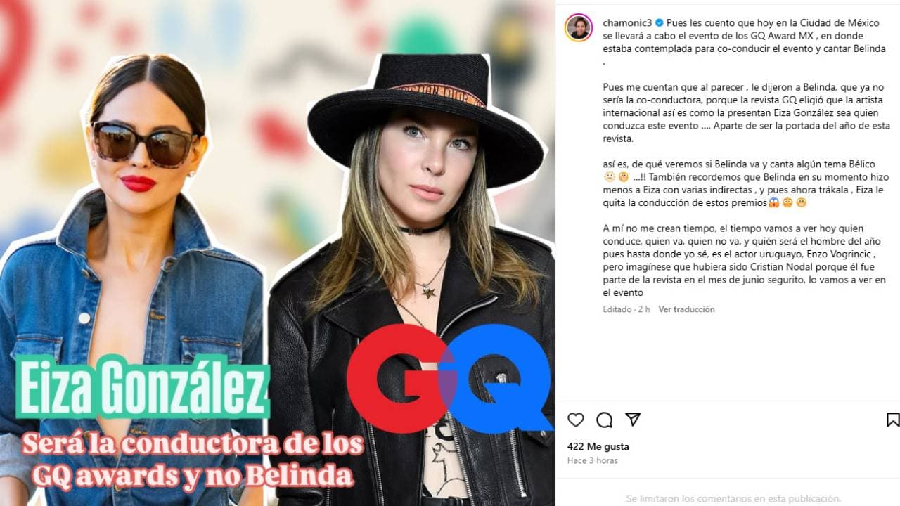 ¿Belinda versus Eiza González?