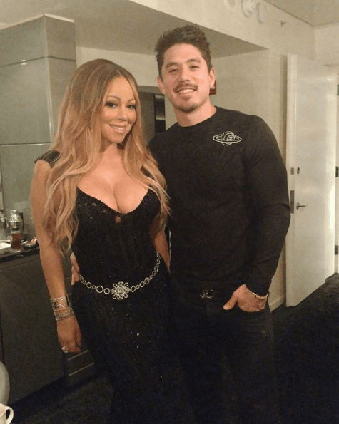 De acuerdo con información de la revista ¡Hola!, Mariah Carey confirmó su noviazgo con el bailarín Brian Tanaka a mediados de febrero de 2017. Pero este relación concluyó en abril del mismo año según publicó el portal de la revista Quién.