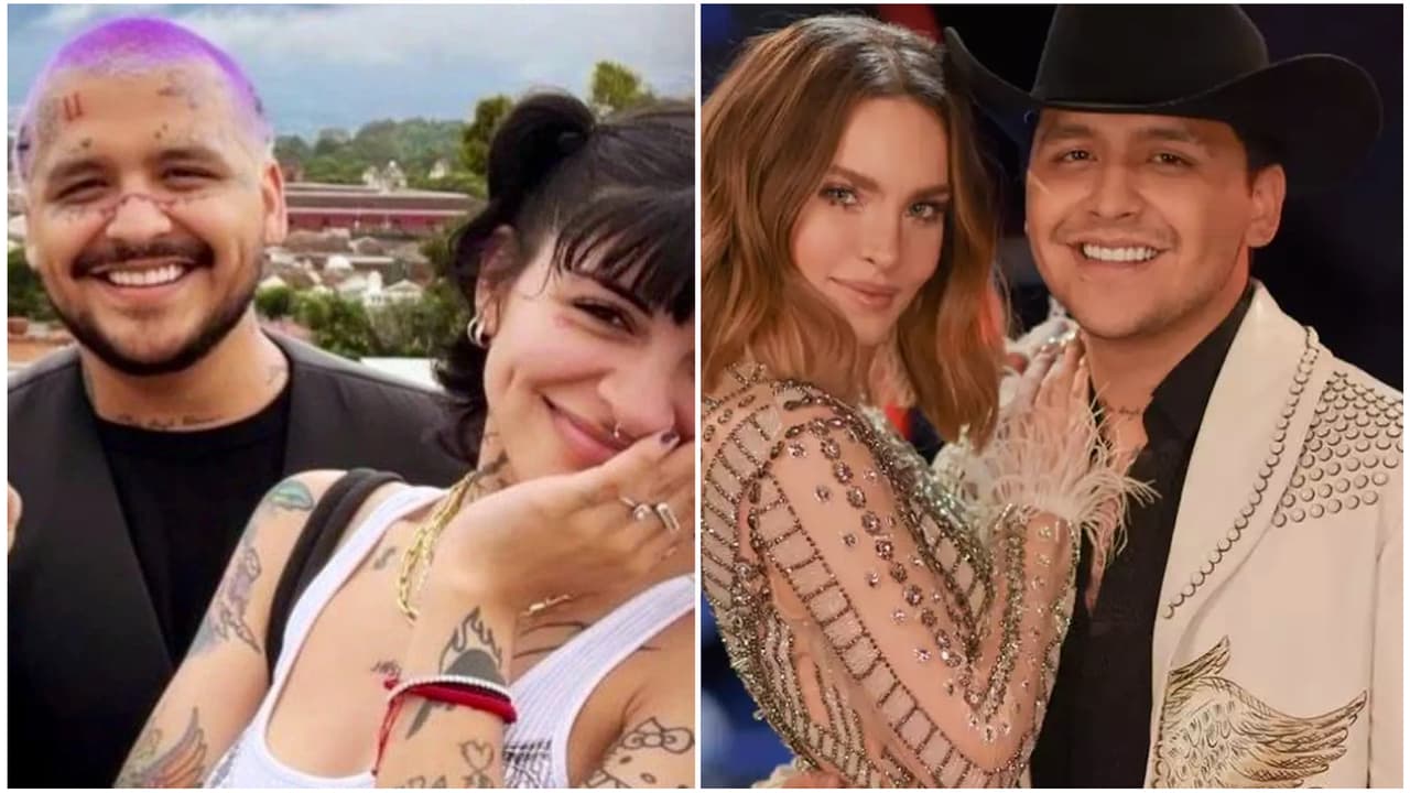 Critican a Nodal por dedicarle a Cazzu la misma canción que a Belinda frente a miles de personas