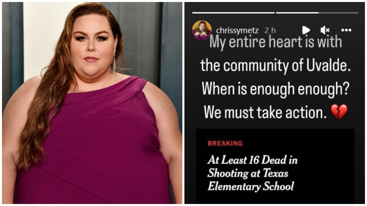 La actriz y cantante 
<b>Chrissy Metz</b> también se mostró empática ante la masacre: "Todo mi corazón está con la comunidad de Uvalde. ¿Cuándo suficiente es suficiente? Debemos tomar acciones".
<br>