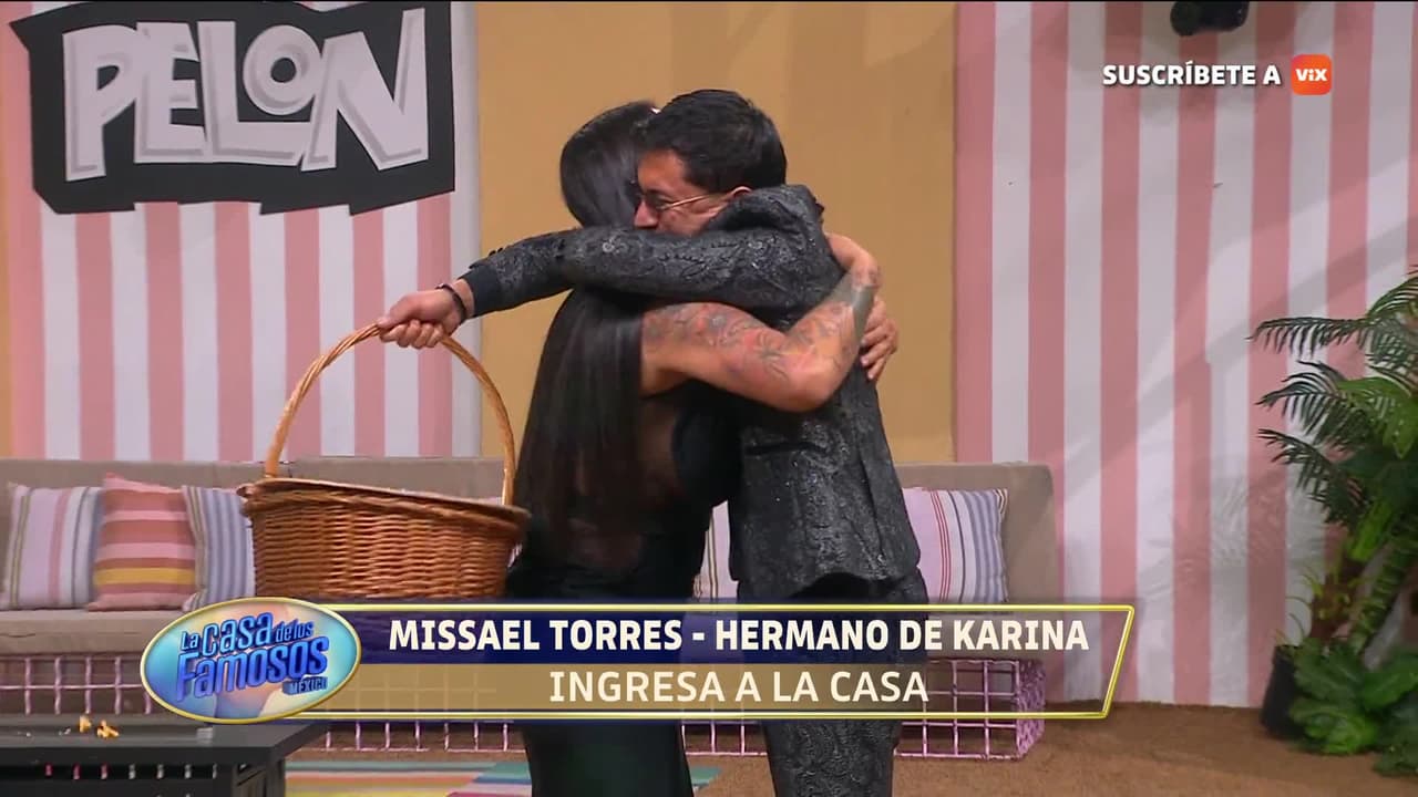 HERMANO de Karina se reencuentra con ella dentro de La Casa