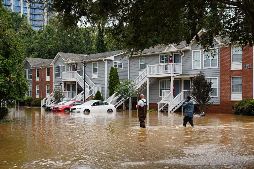 <b>Huracán Helene, 2024</b>. La mayoría de las víctimas fallecieron por inundaciones tierra adentro, no por los vientos. Fue el huracán más letal en el territorio continental desde Katrina. Solo en Carolina del Norte, Helene causó 108 muertes.