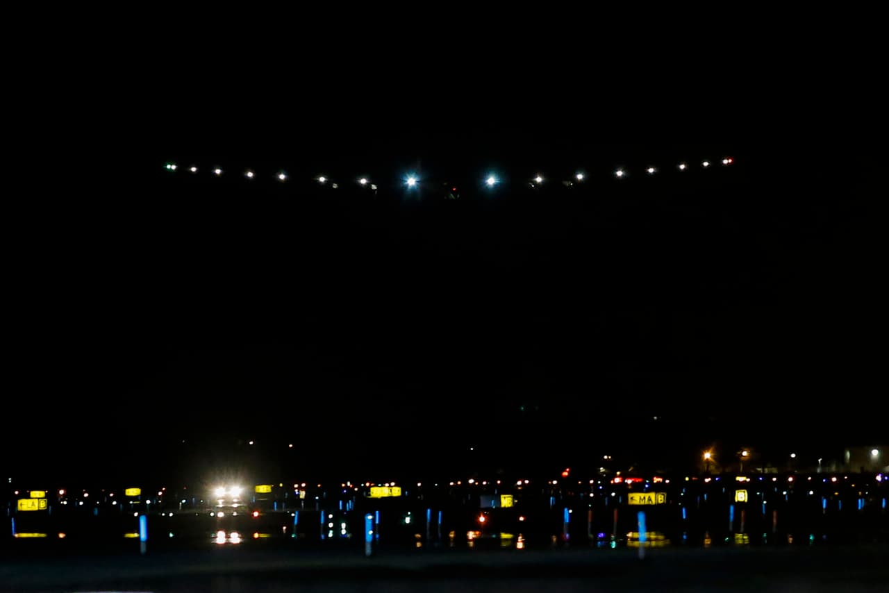 Su aterrizaje, a las 3:59 a.m. en el aeropuerto John F. Kennedy.
