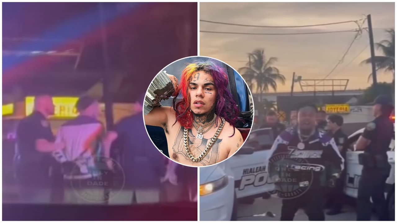 Rapero Tekashi 6ix9ine es expulsado de una discoteca en Hialeah: la policía lo detuvo