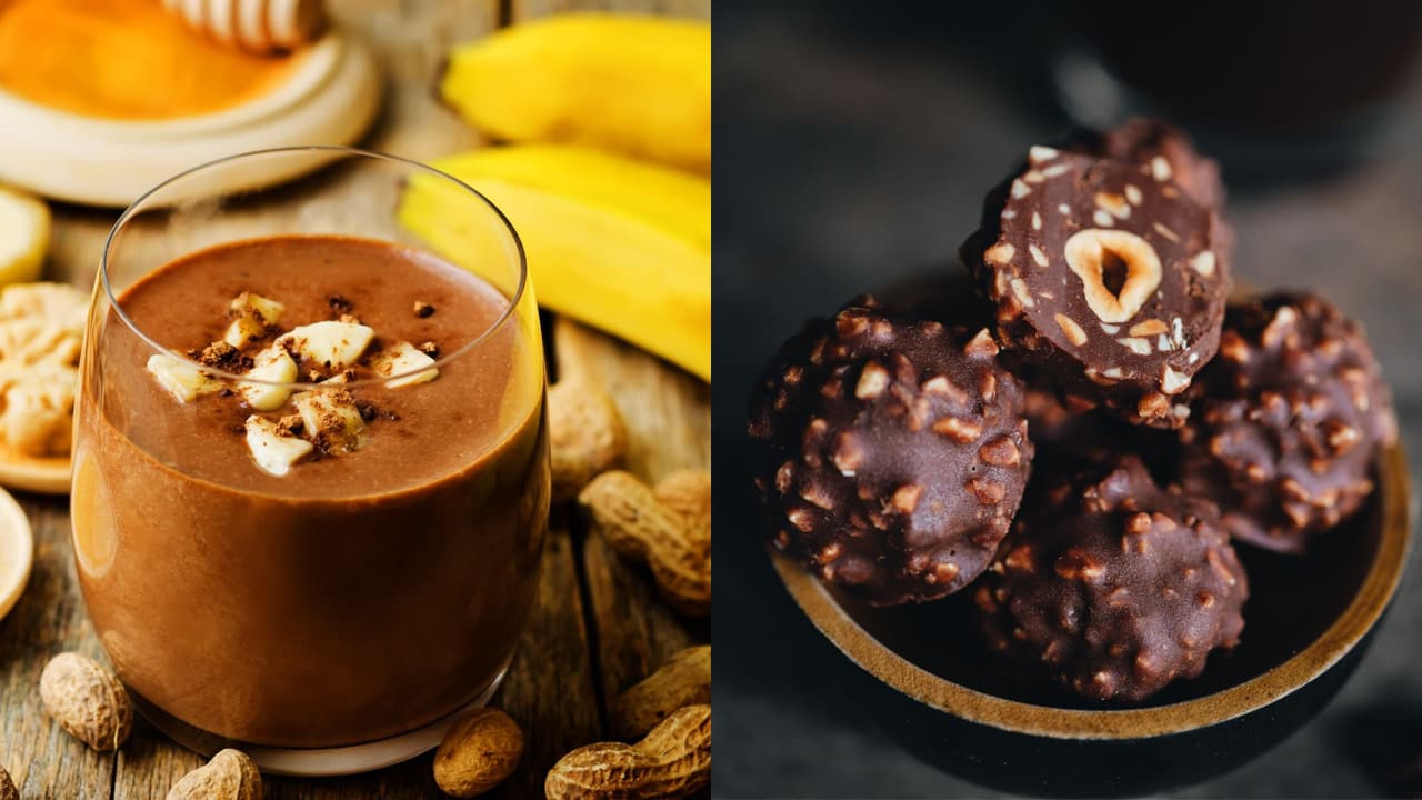 Desayuno de avena con sabor a chocolate para sorprender a mamá