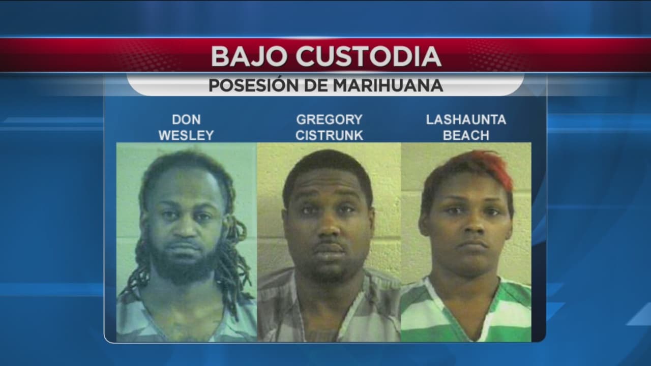 Ponen tras las rejas a tres hombres por posesión de 15 libras de marihuana