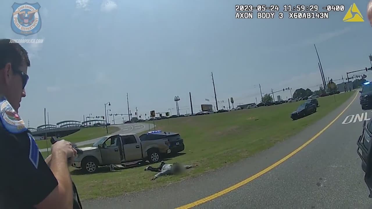 Persecución termina con arresto de un hombre en el condado de Cobb