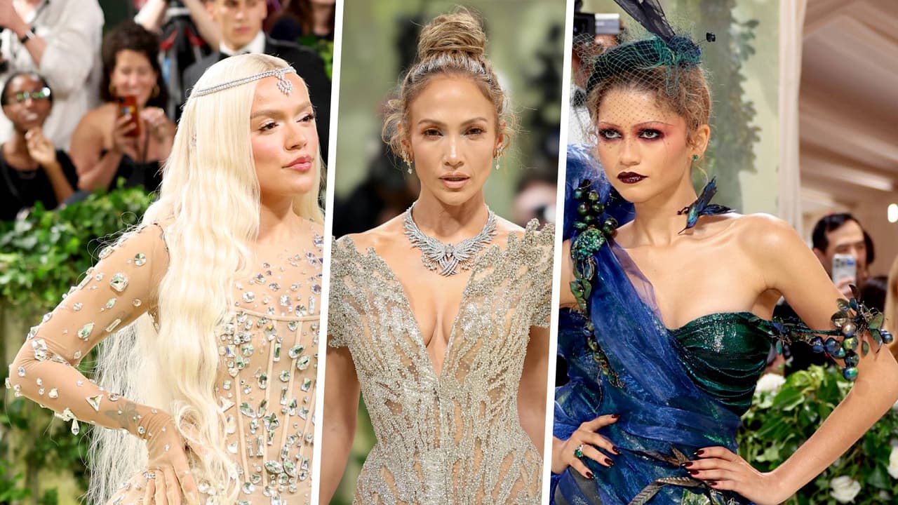 Las caderas "falsas" de Karol G, los cristales de JLo y más looks de la MET Gala 2024