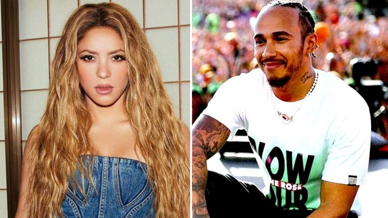 Shakira elige sus looks más sensuales cuando ve a Lewis Hamilton y tenemos las pruebas