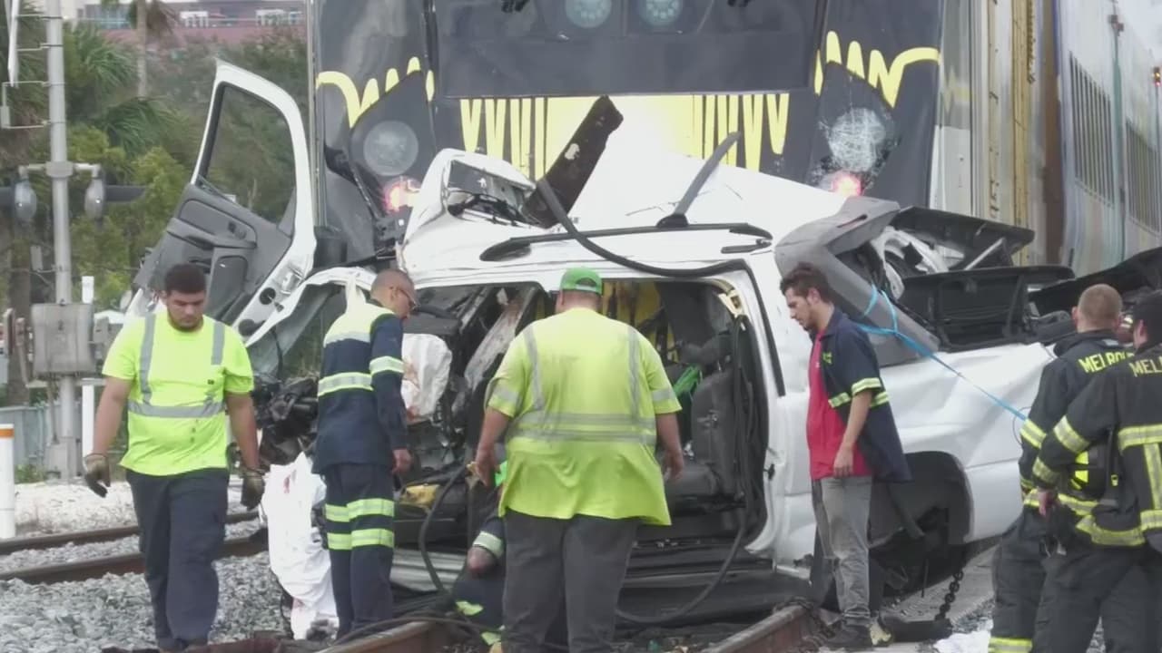 La NTSB investiga dos accidentes de trenes de Brightline que mataron a tres personas en Melbourne
