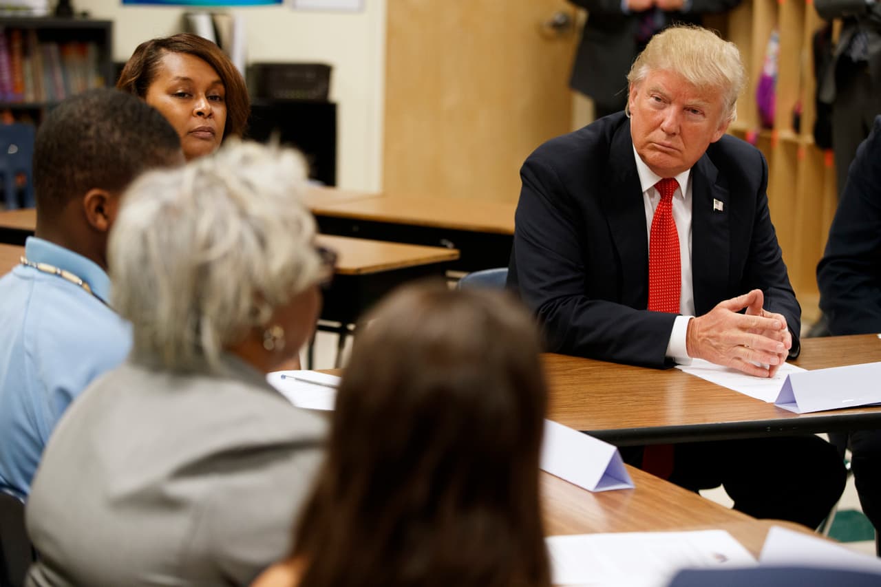 Trump prometió 20,000 millones de dólares para financiar libre elección de escuelas