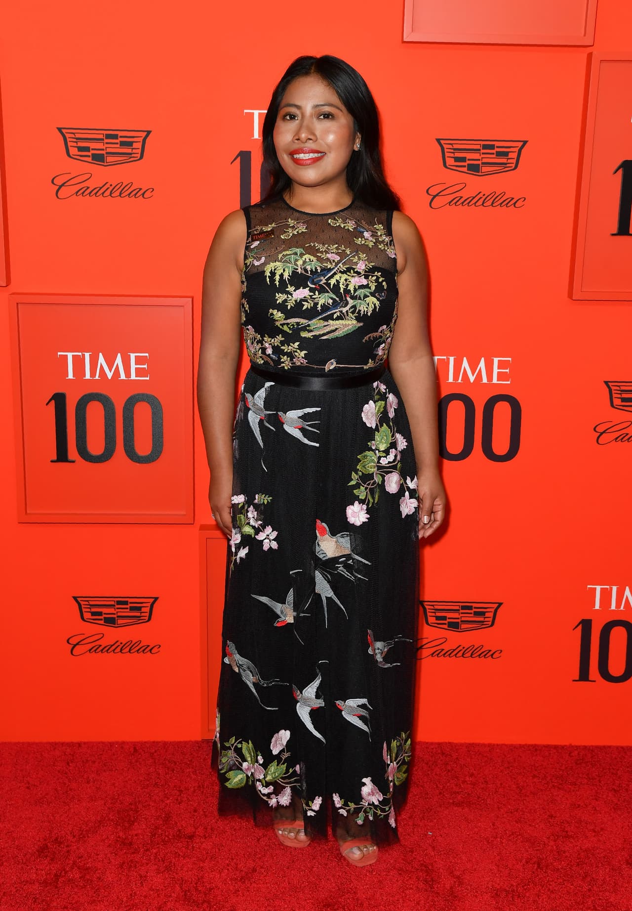 <b>#18</b>
<br>Otro diseño Valentino que Yali ha portado fue el vestido de transparencias de la Gala Time 100.
<br>
