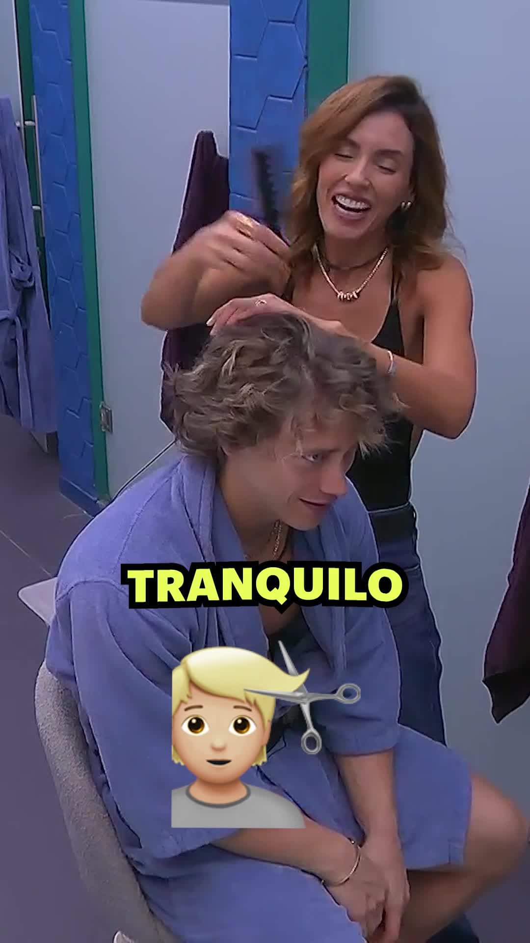 Mar no pudo contener la RISA al ver el cambio de look de Aldo