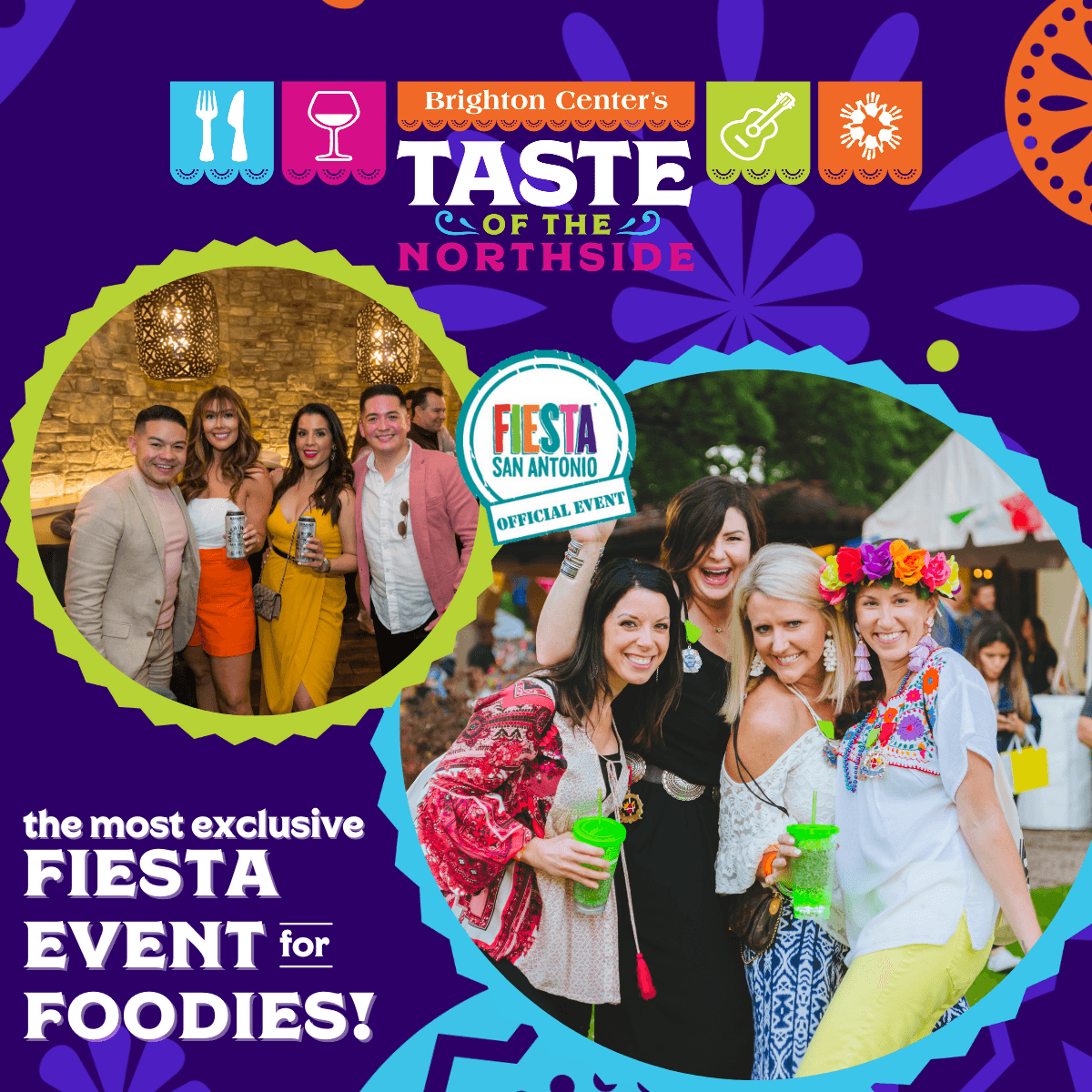 <h2 class="cms-H2-H2">Brighton Centers’s Taste of the Northside</h2>
<br>
<ul>
 <li class="li1">Cuándo: 25 de abril</li>
</ul> 
<ul>
 <li class="li1">Hora: 18:30 a 23:30 horas</li>
</ul> 
<ul>
 <li class="li1">Dónde: Brighton Center</li>
</ul> 
<ul>
 <li class="li1">Qué es: Evento exclusivo y VIP organizado para recaudar fondos para servicios educativos y pediátricos para niños con distintos tipos de capacidades diferentes.</li>
</ul> 
<ul>
 <li class="li1">Costo: 300 dólares</li>
</ul>
