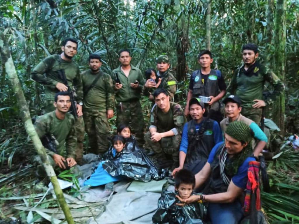 ¿Qué ha pasado con los cuatro niños que sobrevivieron a un accidente aéreo en Colombia y vagaron solos por la selva durante 40 días?