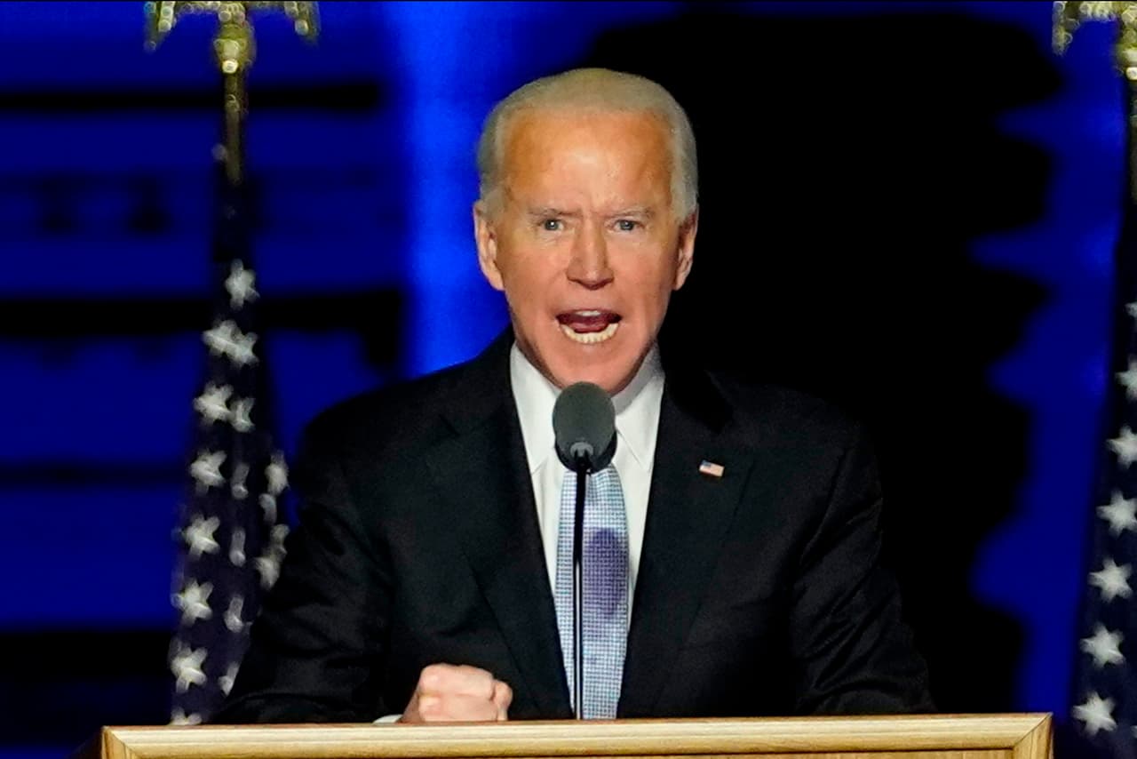 "Es momento de dejar atrás la retórica dura": Biden promete un ambicioso mandato que cambie el rumbo de EEUU