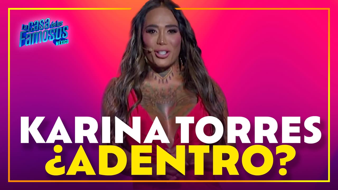Karina llegó con su alto impacto como conductora de La Fiesta de los Famosos