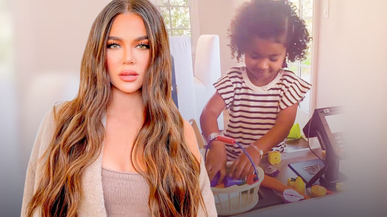 A sus 3 años, True muestra que heredó el talento de hacer dinero como su mamá Khloé Kardashian