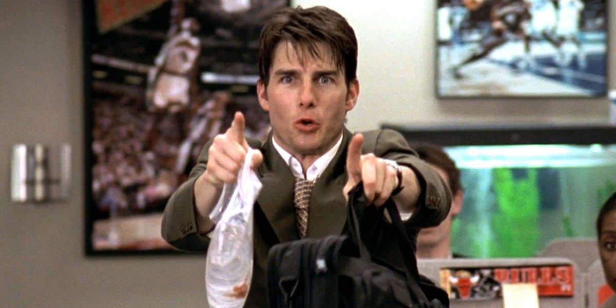 <b>Cruise y su capacidad actoral</b>
<br>Un ejemplo claro fue el de Jerry Maguire donde Cruise interpreta de manera emotiva a un agente deportivo que tras ser despedido crea su propia empresa, la cual alberga un solo cliente. Incluso dos años antes en 1994 fue Lestat en 'Entrevista con el vampiro', en la cual tuvo una actuación más elegante y aterradora a la vez.