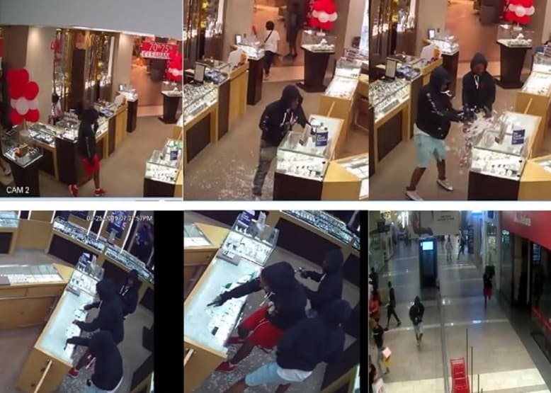 En el incidente de Milpitas, la 
<a href="https://www.univision.com/local/san-francisco-kdtv/evacuan-el-great-mall-en-milpitas-luego-de-que-la-policia-recibiera-denuncias-de-un-presunto-tiroteo-video">policía local respondió al centro comercial Great Mall</a> después de reportes de tres sospechosos que robaron a una joyería, utilizando marros para romper los vidrios de los exhibidores donde se guardan las joyas.