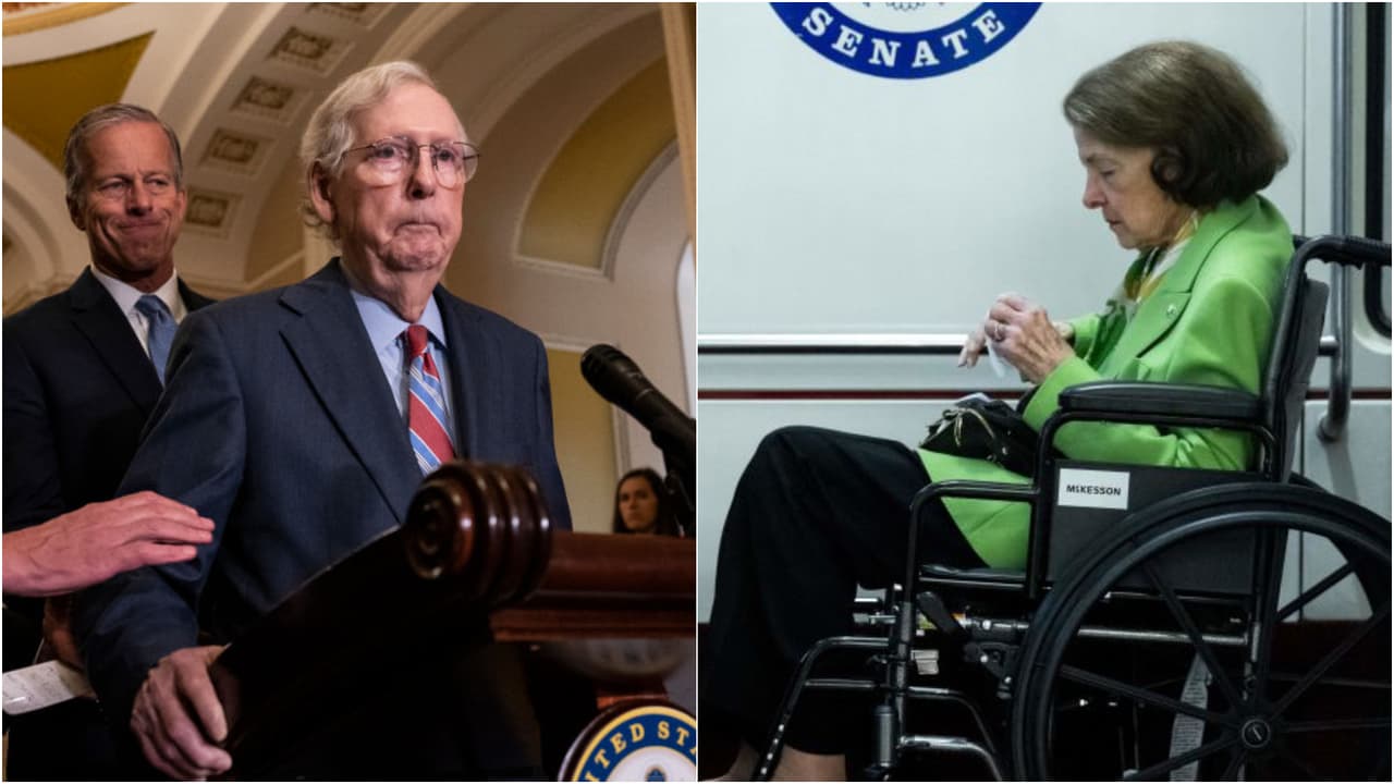 McConnell se 'congela', Feinsten se cae: ¿hay que poner edad de jubilación a los congresistas en EEUU?
