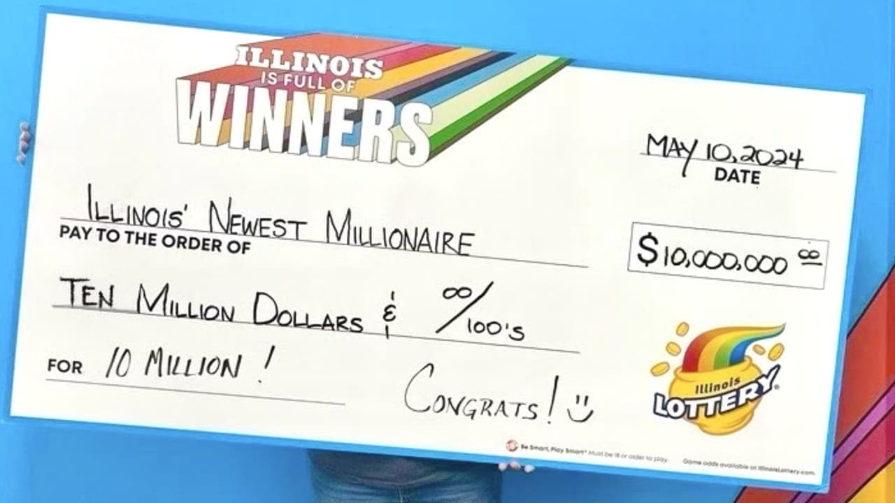 Ganador de $10 millones de la Lotería de Illinois con un boleto de raspadito 