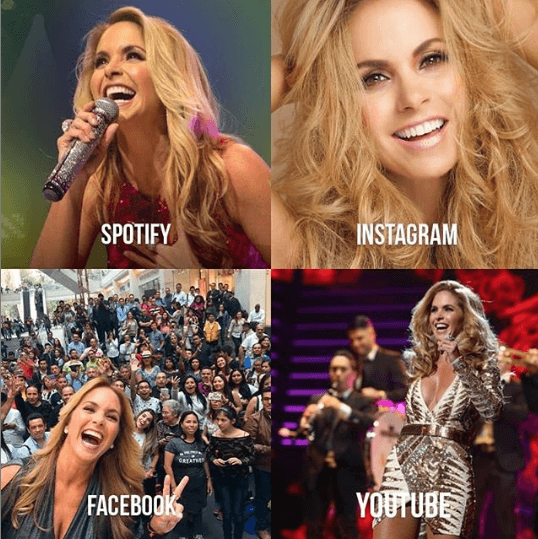Lucero también se unió al desafío, pero a diferencia de otros famosos, mostró su perfil de Spotify y Youtube. Recuerda que actualmente puedes disfrutar sus actuaciones en ‘Por ella soy Eva’ por Galavisión. 
<br>