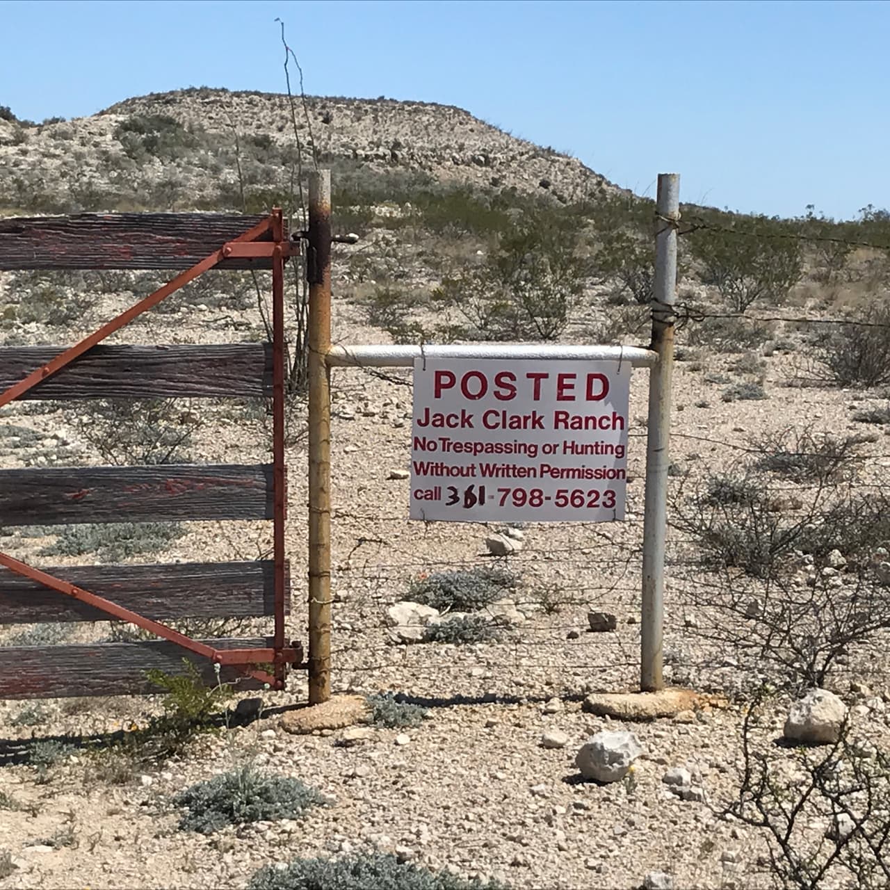 Ranchos privados que las viajeras atravesaron con el fin de conseguir su objetivo de llegar a Brownsville, Texas.