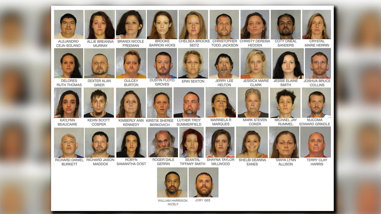 48 personas fueron detenidas entre ellas 5 de origen hispano en una operación antidrogas en la que participaron más de más de 9 agencias de seguridad federal, estatal y local en una operación denominada “Operation Taking Care of Business”.