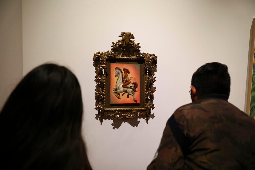 Un cuadro de Emiliano Zapata desnudo y portando tacones causa indignación en México