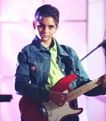 Su personaje era Joaquín, un niño muy talentoso que tenía su grupo musical.
