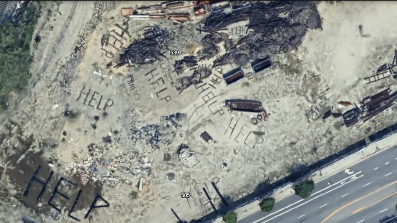 ‘Ayuda’, Google Earth capta extraños mensajes en un terreno de Los Ángeles; qué se sabe al respecto