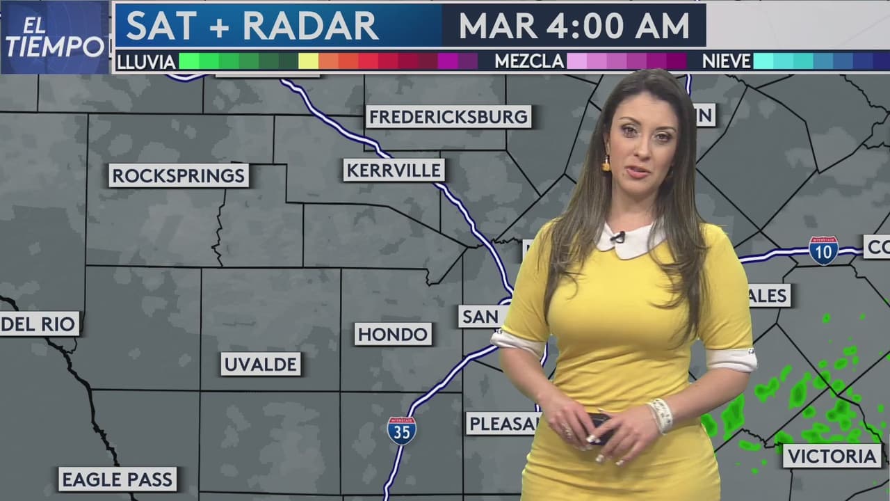 La nubosidad permanece como condición general en pleno San Antonio y sus condados cercanos. Se esperan aguaceros para las planicies costeras y a partir de las 12:00 del mediodía las lluvias ya estarán afectando toda nuestra área de cobertura.