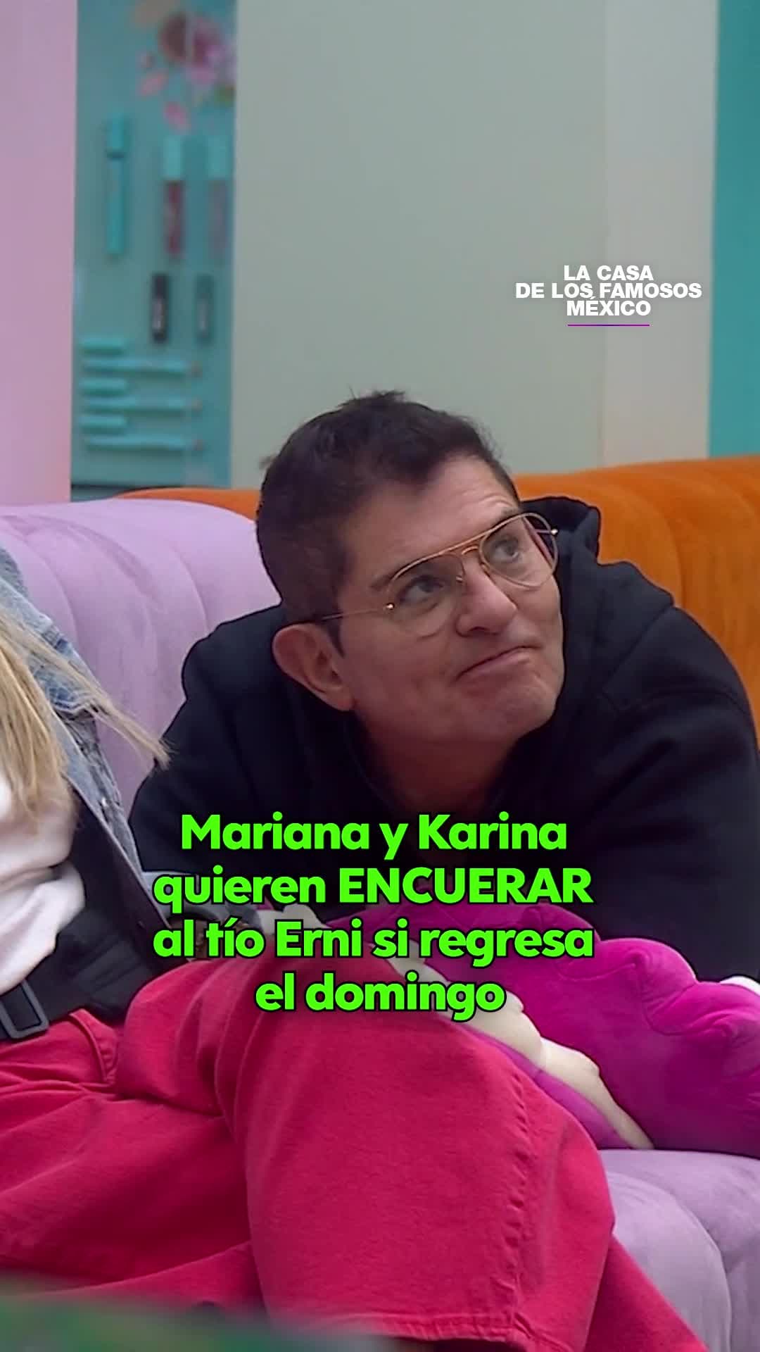 Mariana y Karina quieren ENCUERAR al tío Erni si regresa el domingo