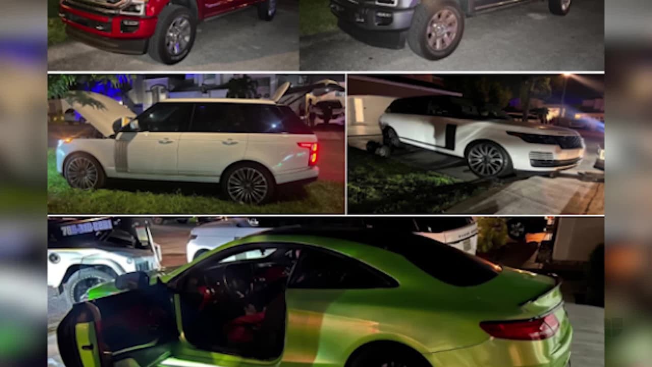Detectives de Broward, arrestaron a tres hombres, relacionados con el robo de una Range Rover del 2021, en Boca Raton.