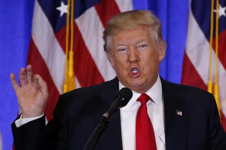 Trump muestra su estilo autoritario en su primera rueda de prensa como presidente electo