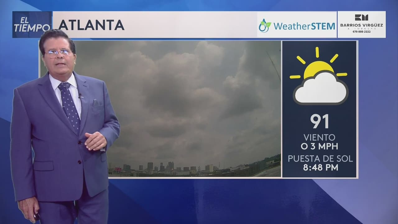 Calor y lluvia en el Metro Atlanta