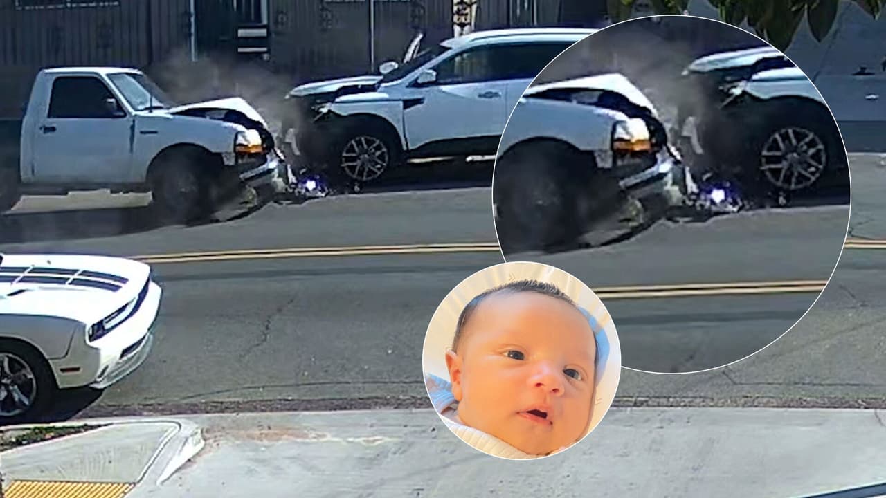 Un bebé recién nacido y su madre se salvan de milagro tras choque frontal a alta velocidad