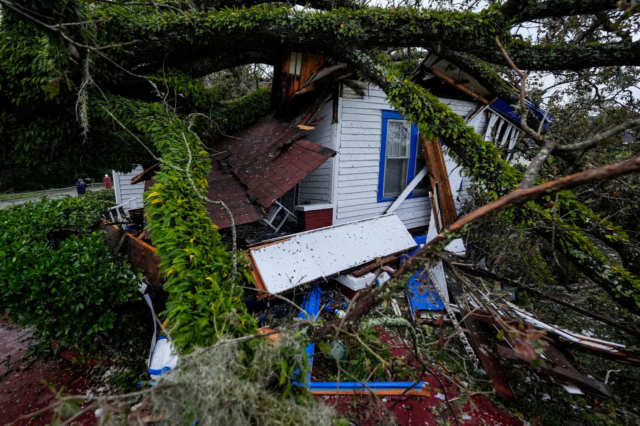 En su avance por Georgia, Helene presentaba 
<b>rachas de viento de 60 millas por hora.</b>