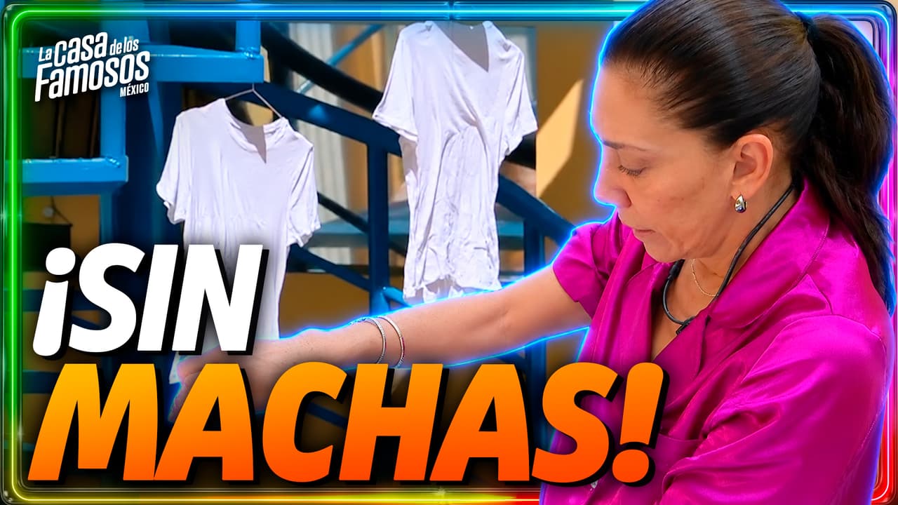 ¡Cynthia la quita manchas! La actriz comparte su tip SECRETO de como LAVAR la ropa BLANCA
