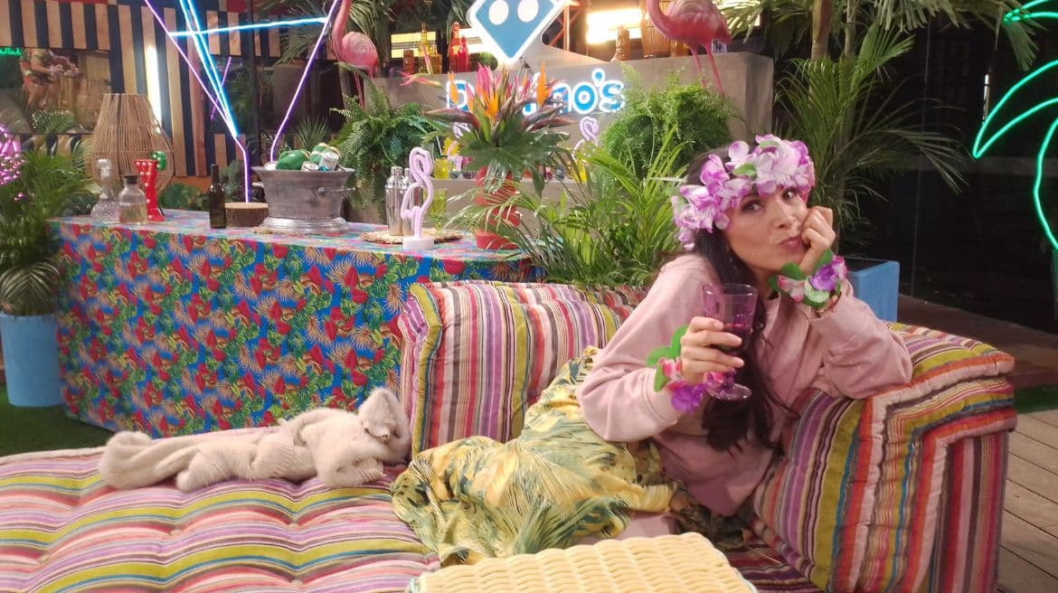 Dalílah Polanco posó muy feliz ante la cámara