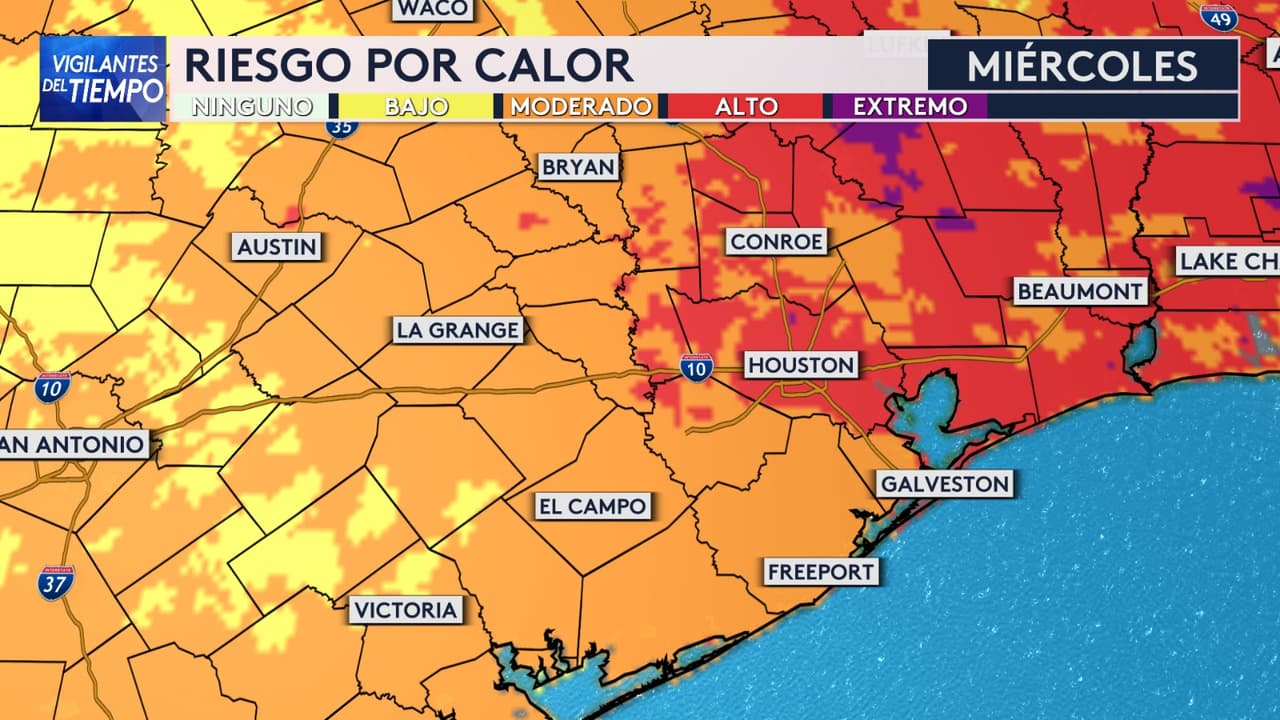 ¡Extrema precaución, Houston! Meteorólogo pronostica que la temperatura máxima podrá llegar a los 99°F