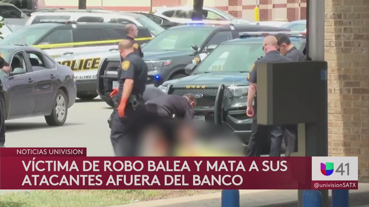 El incidente fue afuera de un banco Chase después de que un hombre sacó dinero del cajero, cuando se acercaron a robarlo, pero la víctima los mató.