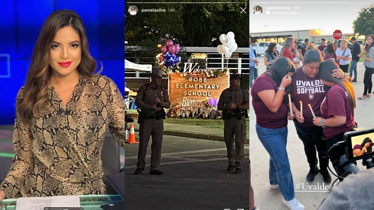 Pamela Silva, quien se encuentra realizando la cobertura de la masacre para 
<b>Primer Impacto</b>, compartió imágenes desde Uvalde. En las fotografías, mostró el dolor que atraviesa la comunidad.