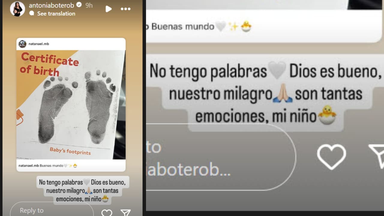 Estas son las primeras palabras de Antonia Botero tras dar a luz al nuevo integrante de 'Los Chicaneros'.