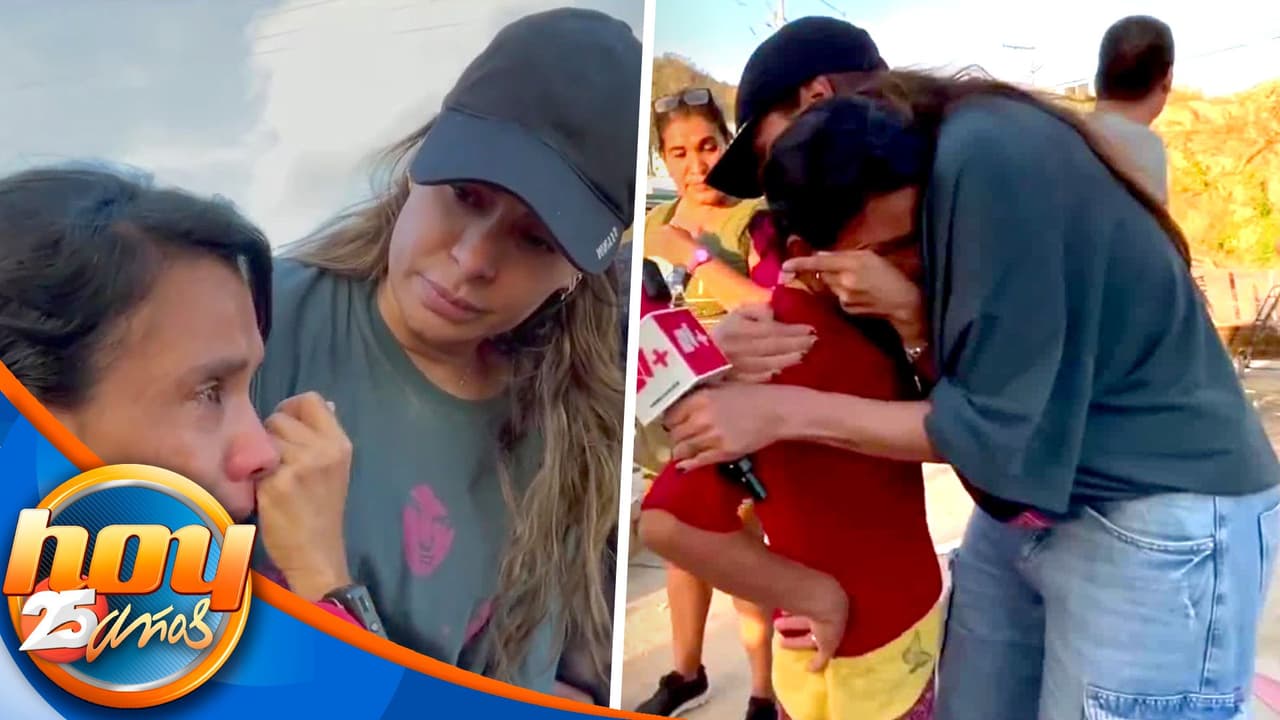 Galilea Montijo fue testigo del dolor y la preocupación de la gente de Acapulco