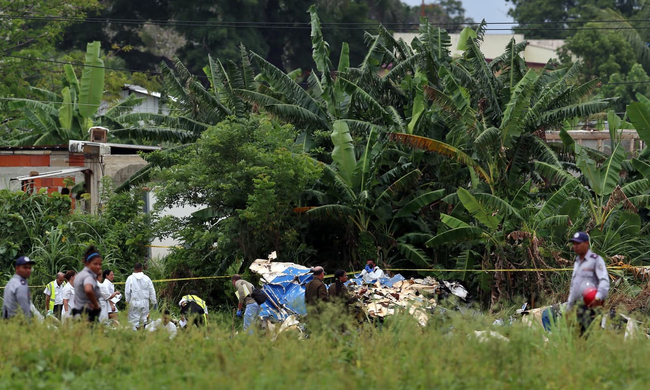 Los restos de la aeronave llegaron cerca de una zona residencial.
<br>